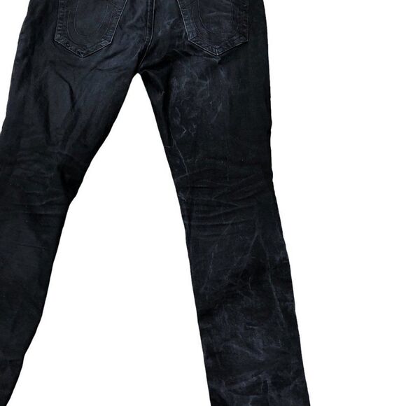 TRUE religion jeans size 38 ROCCO relaxed skinny black - Picture 8 of 10